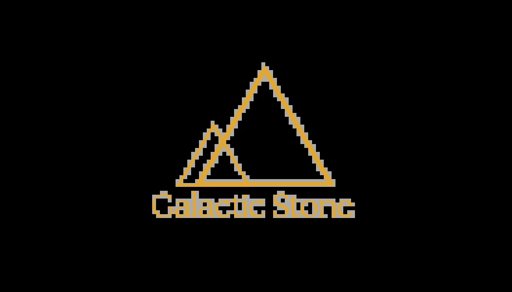 Galactic Stone LLC — gold geometric mountain mark